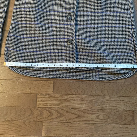 VERO MODA Plaza Long Wool Coat GA | M | Brown / Navy | NEW!! Stlye 10270731 - Picture 12 of 14